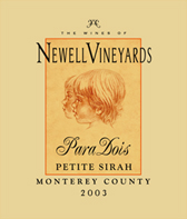 Newell Vineyards Petite Sirah